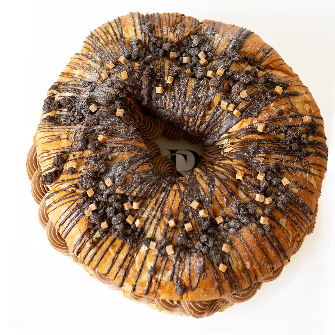 Roscón de Reyes de Trufa y Caramelo Salado
